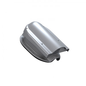 Element ventilare tablă cutată H 35 mm gri deschis