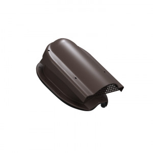 Element ventilare tablă cutată H 35 mm maro inchis
