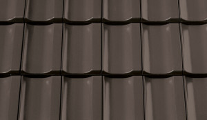 Tigla ceramica Optima maro inchis angoba