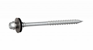 Șurub cu saiba 6,3/7 x 155 mm panou sandwich 100 buc lemn/beton
