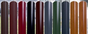 Sipca metalica pentru gard - finisaj Lucios, 0,50 mm