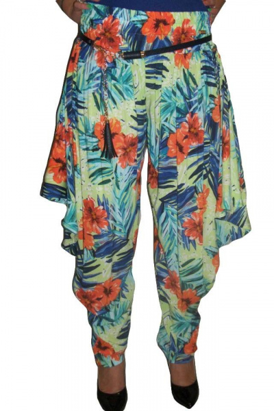 Pantalon  modern, multicolor PA-1428-MC