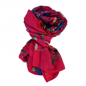Esarfa cu model deosebit de culoare multicolora