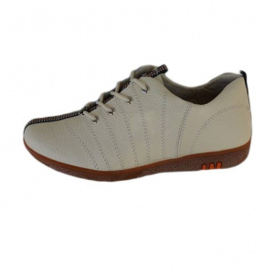 Adidas casual, nuanta de bej, inchidere cu sireturi rezistente