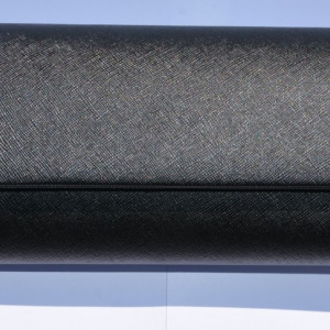 Poseta trendy de ocazie, culoare neagra, model simplu tip plic