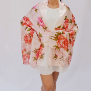 Esarfa casual cu forma clasica si design multicolor