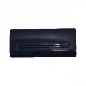 Poseta gen plic, de culoare bleumarin, cu clapeta clasica
