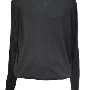 Pulover casual, nuanta de negru, ideal pentru a se purta cu jeansi