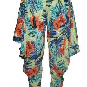 Pantalon modern, multicolor PA-1428-MC