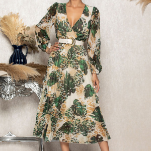 Rochie Ingrid Verde Multi