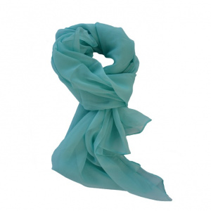 Esarfa fashion de culoare roz,turcoaz din material fin, lucios