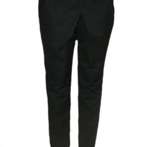 Pantaloni casual, lungi pana la glezna, de culoare negri