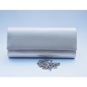 Poseta nuanta argintiu,alb,auriu,roz , design imprimat in material