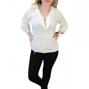 Bluza de ocazie, dintr-un material nesifonabil, maro, gri, bej