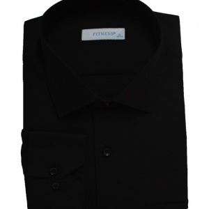 Camasa barbateasca casual ,model simplu,nuanta neagra