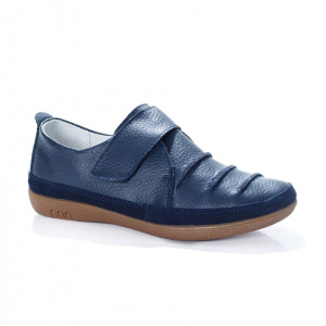Pantof confortabil de culoare bleumarin, cu talpa usoara, flexibila