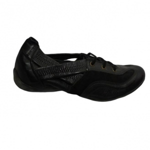 Pantof sport, din piele naturala, chic, disponibil in nuanta de negru