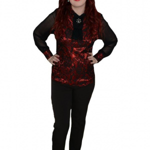 Pantalon elegant, nuanta maro, croiala simpla si dreapta