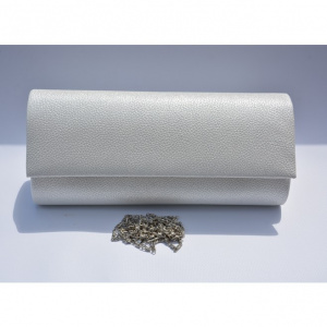 Poseta nuanta argintiu,alb,auriu,roz , design imprimat in material
