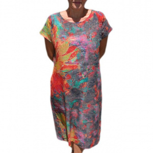 Rochie chic de primavara-vara ,culoare gri