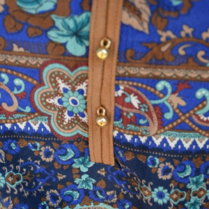 Rochie simpla, croi lejer, de culoare bleumarin