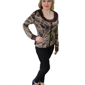 Bluza cu maneca lunga, dintr-un material rafinat, fin la atingere