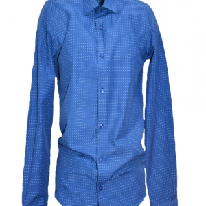 Camasa casual-eleganta pentru barbati, nuanta albastra, model slim