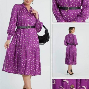Rochie camasa roz inchis