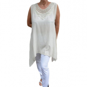 Bluza rafinata,asimetrica, nuanta de bej