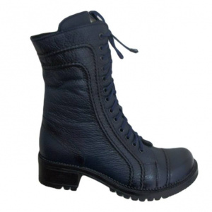 Bocanci casual, cu talpa antiaderenta si design de cusaturi