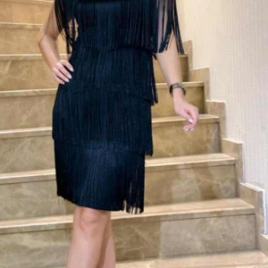 Rochie eleganta Fenna cu franjuri