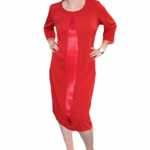 Rochie eleganta, nuanta de marsala, cu fermoar modern la spate