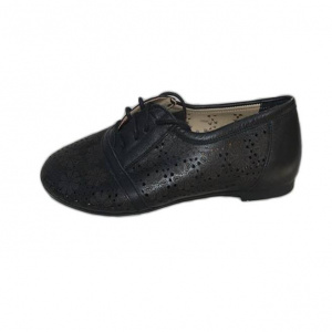 Adidas perforat din piele naturala, neagra, cu imprimeu floral