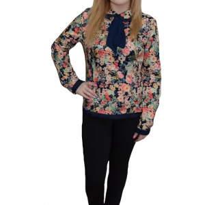 Pantalon elegant, de nuanta neagra si croiala moderna