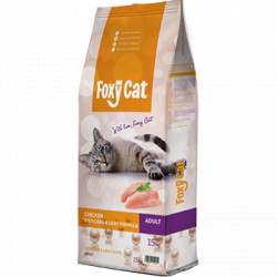 Hrana uscata pentru pisici Foxy Cat Sterilizat cu pui 15 kg
