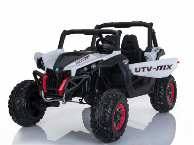 Masinuta electrica pentru copii cu 2 locuri, UTV BUGGY POWER 4×4 (XMX603) Alb