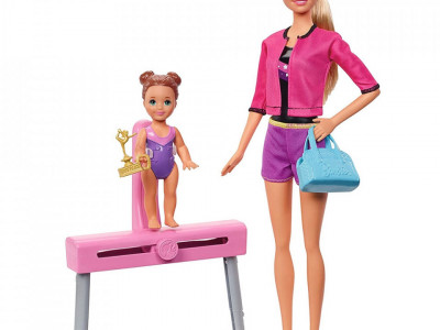 Set Barbie by Mattel I can be Sport 2 papusi cu accesorii FXP39