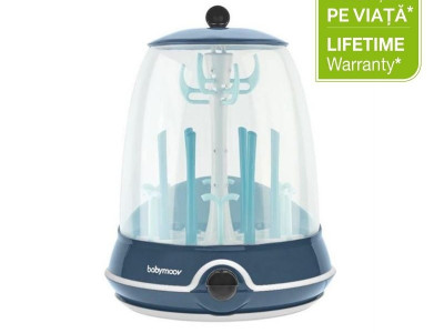 Babymoov - Sterilizator electric si uscator de biberoane 2 in 1 Turbo (+)