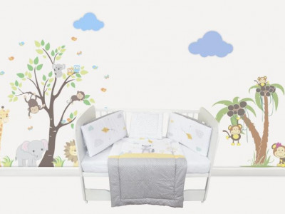 Lenjerie MyKids 4+1 Piese Racoon H240 120x60