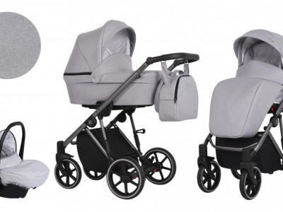Carucior Kunert MOLTO 3 in 1 Gri cadru grafit