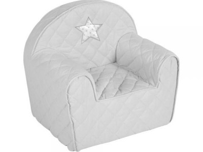 Fotoliu copii Klups Star Grey