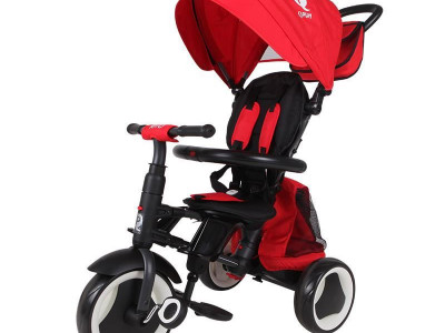 Tricicleta pliabila Qplay Rito+ Rosu