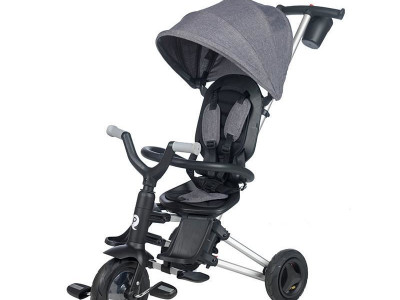 Tricicleta ultrapliabila Qplay Nova Air gri