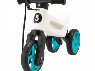 Bicicleta fara pedale Funny Wheels Rider SuperSport 2 in 1 Pearl/Aqua