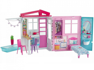 Casuta pentru papusi Barbie by Mattel cu accesorii