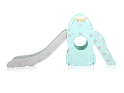 Tobogan MyKids cu cos de baschet Racheta Turquoise