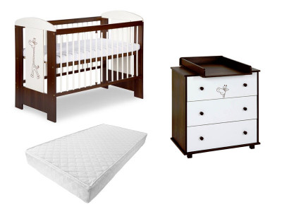 Mobilier Camera copii Si Bebelusi KLUPS SAFARI GIRAFFE Wenge 2