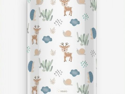 Saltea de infasat bebe cu intaritura 70x48 Klups Forest World C001