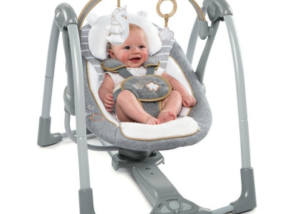 Ingenuity - Leagan Copii portabil Swing 'n Go Portable Swing™ - Bella Teddy™