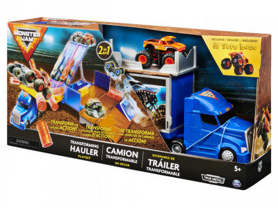 MONSTER JAM SET DE JOACA CAMIONUL CONVERTIBIL IN ARENA